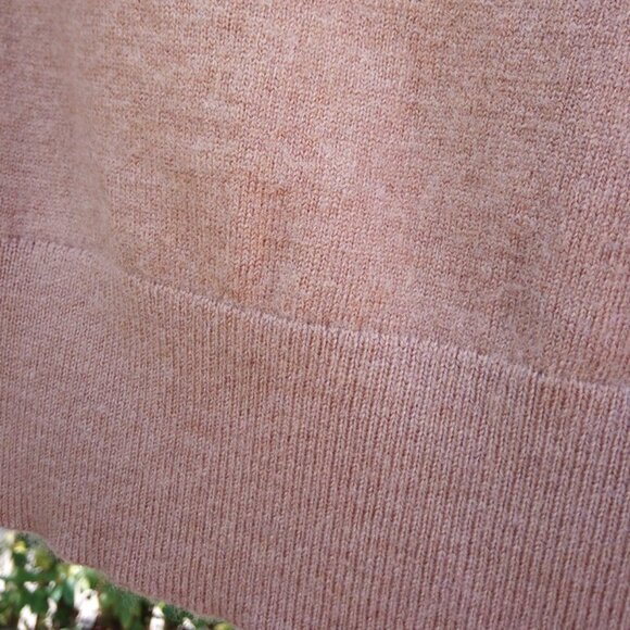 Merino Wool Crew Neck Sweater in Camel - Picture 4 of 4